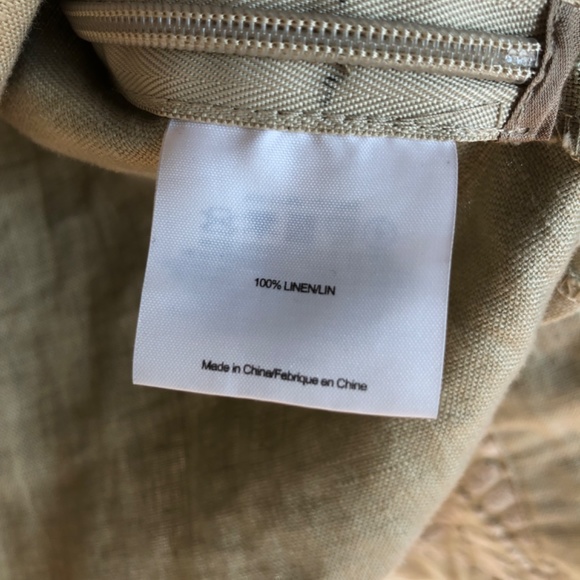 Tory Burch NWOT Linen Embroidered Long Sleeve Tunic Shirt Size 0 - Picture 5 of 12